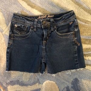 Justice Jeans Simply Low Jean Shorts